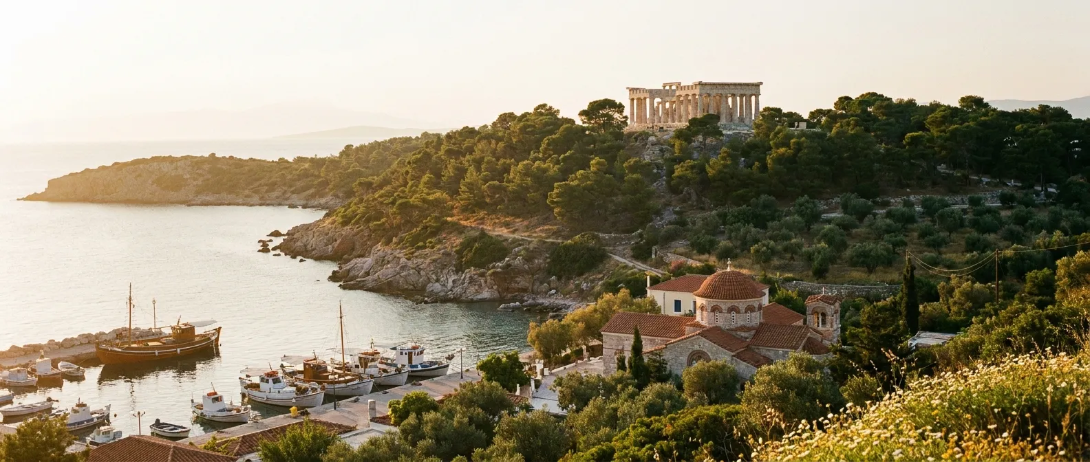 Aegina Island cruise port