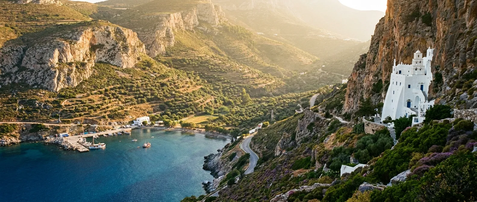 Amorgos Island cruise port