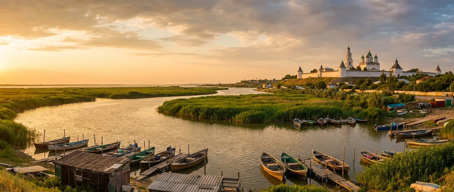 Astrakhan cruise port