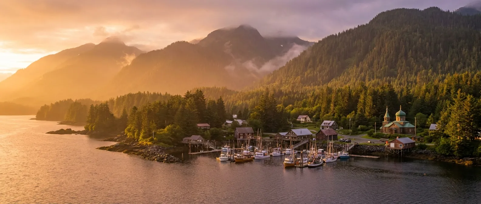 Baranof Island cruise port
