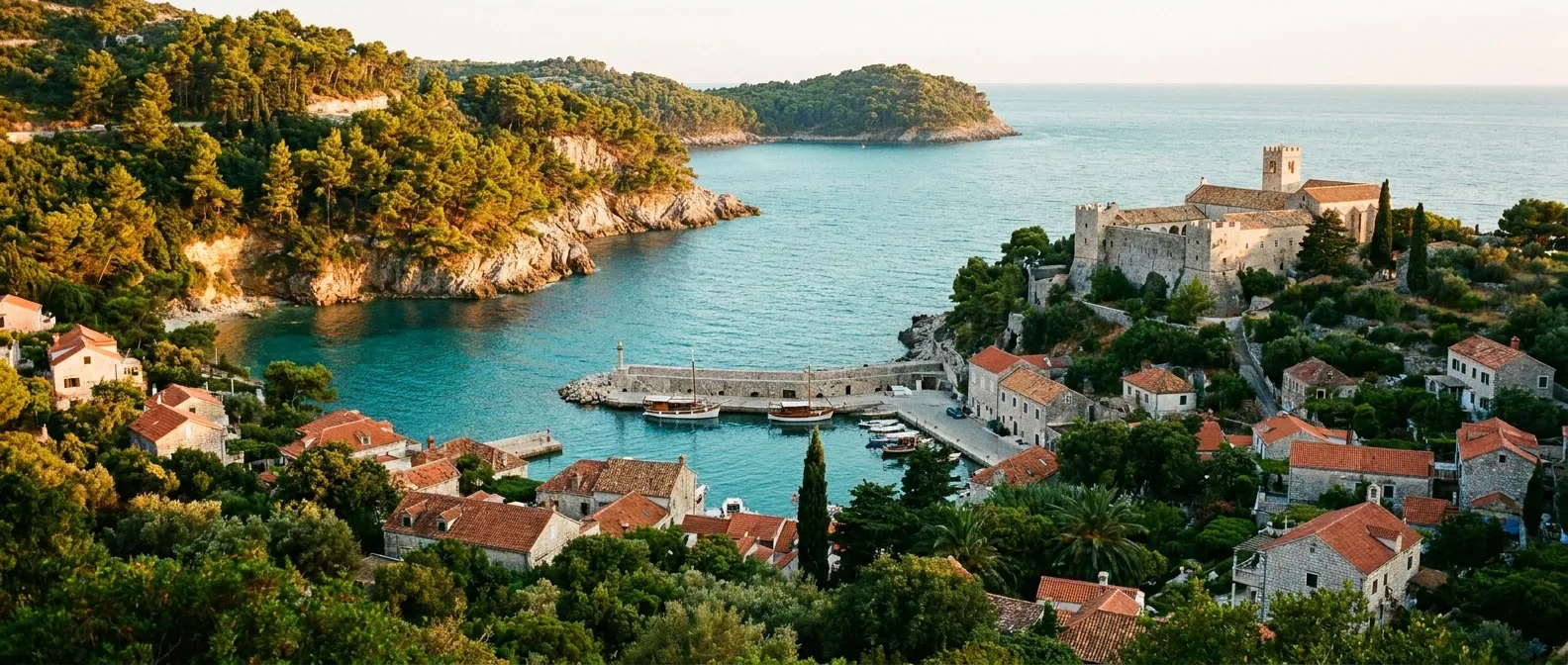 Elaphiti Islands cruise port