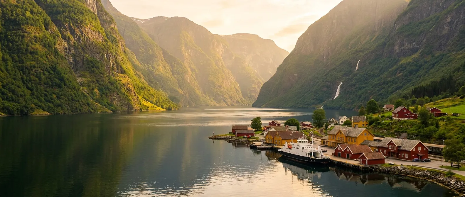 Flåm cruise port
