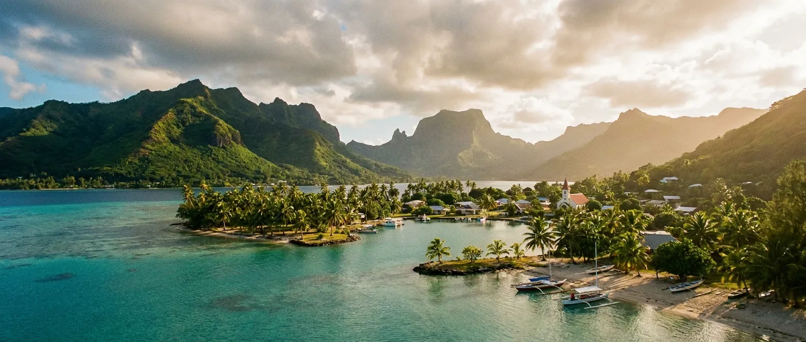 Gambier Islands cruise port