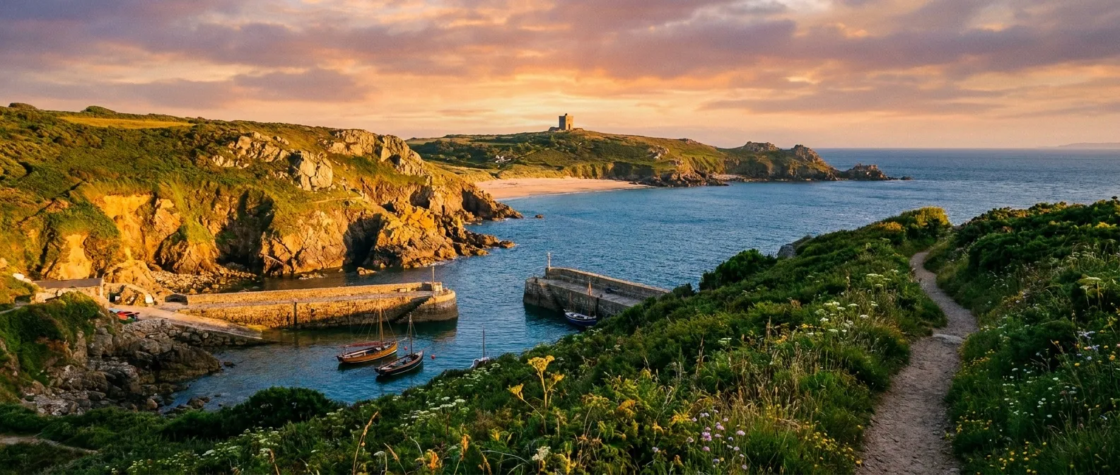 Herm Island cruise port