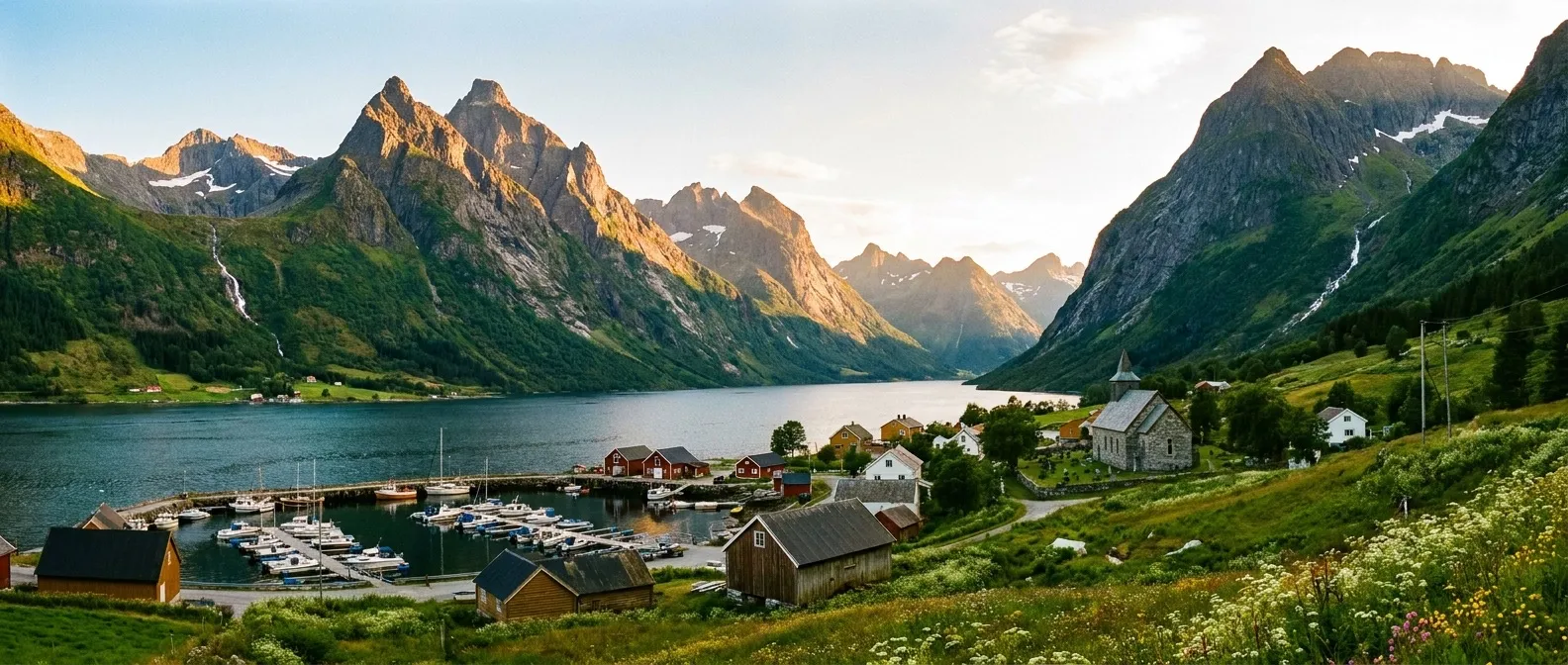 Hjørundfjord cruise port
