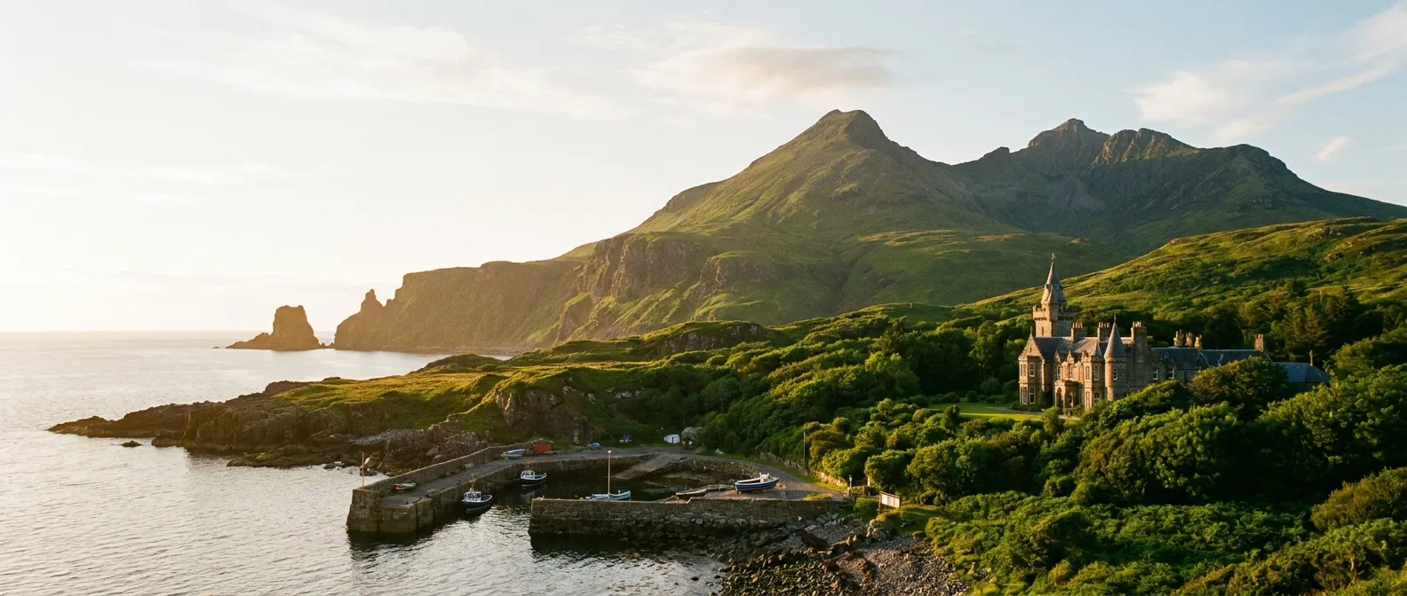 Isle of Rum cruise port
