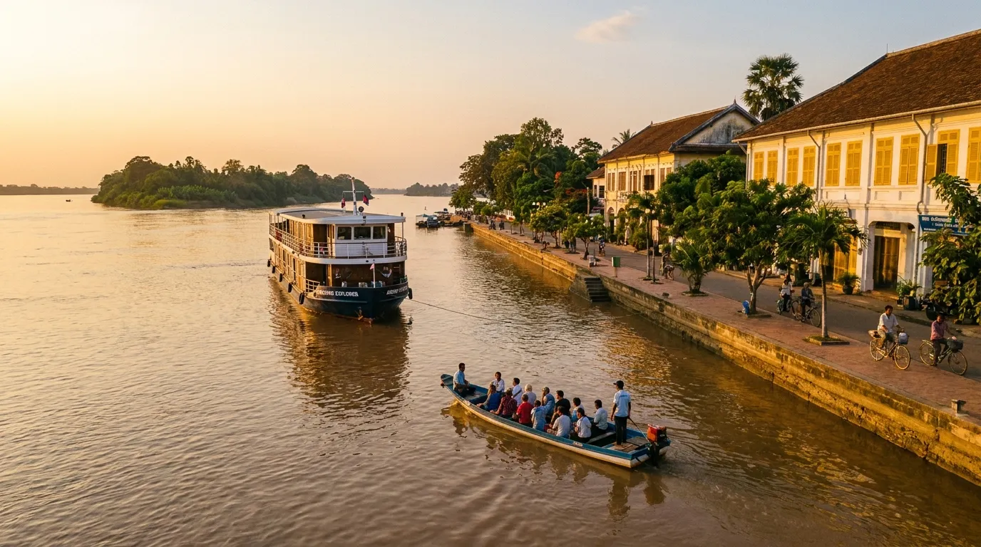 Kratie cruise port