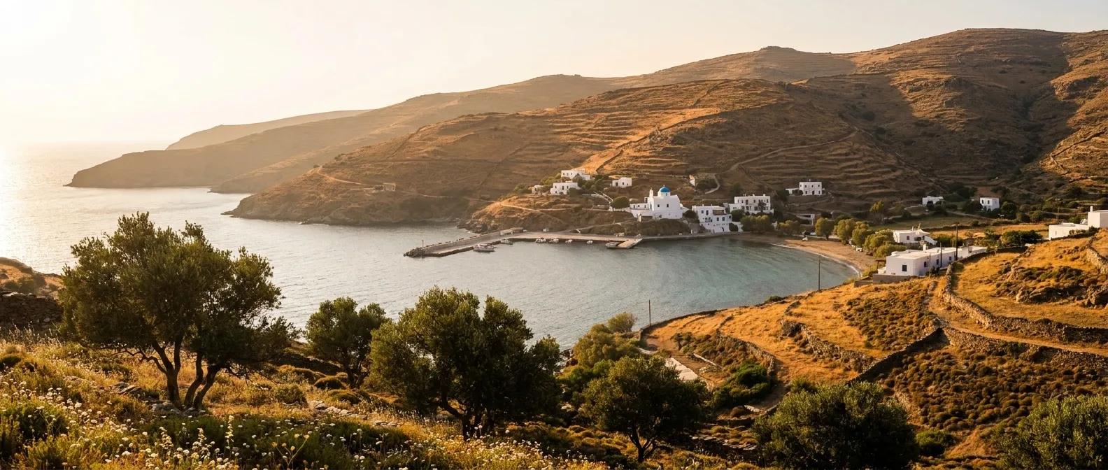 Kythnos Island cruise port