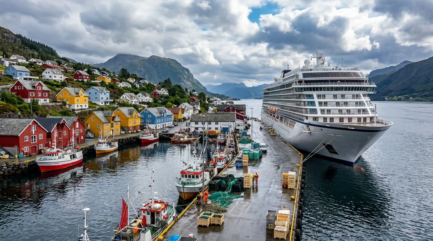 Måløy cruise port