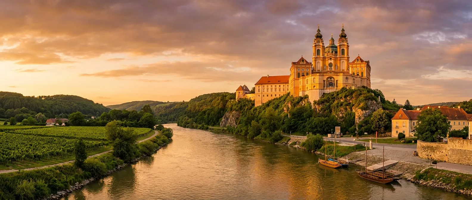 Melk cruise port