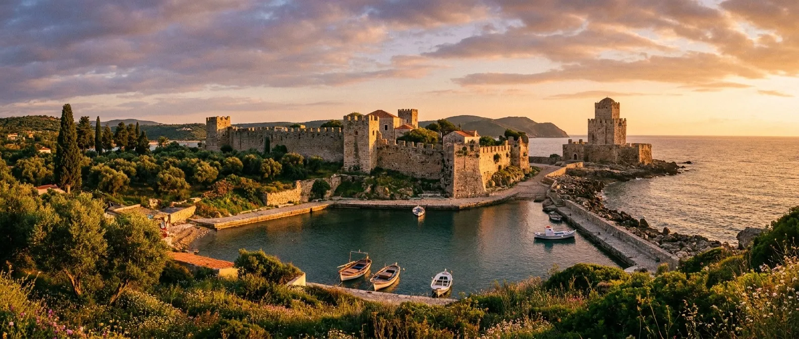 Methoni cruise port