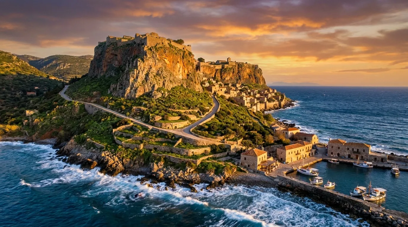 Monemvasia cruise port