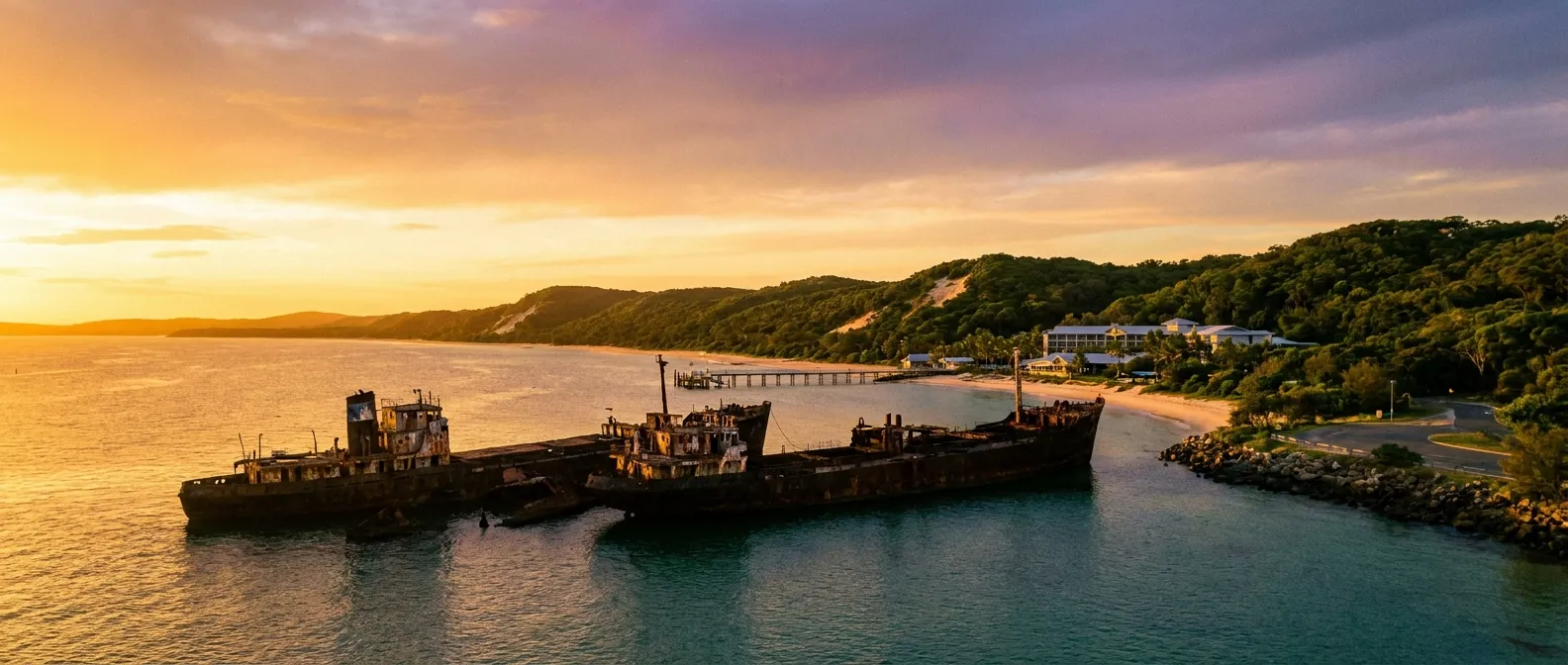 Moreton Island cruise port