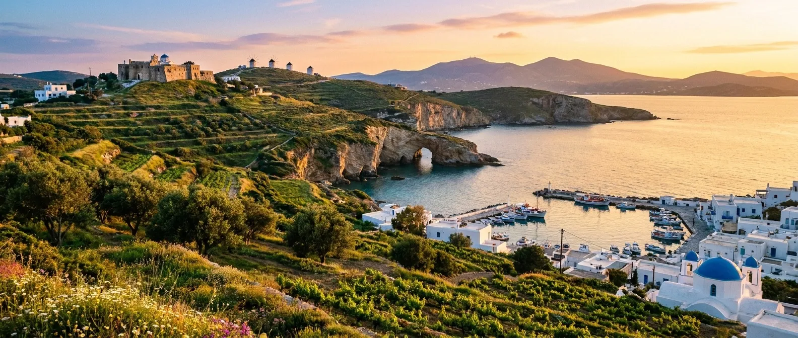 Paros Island cruise port