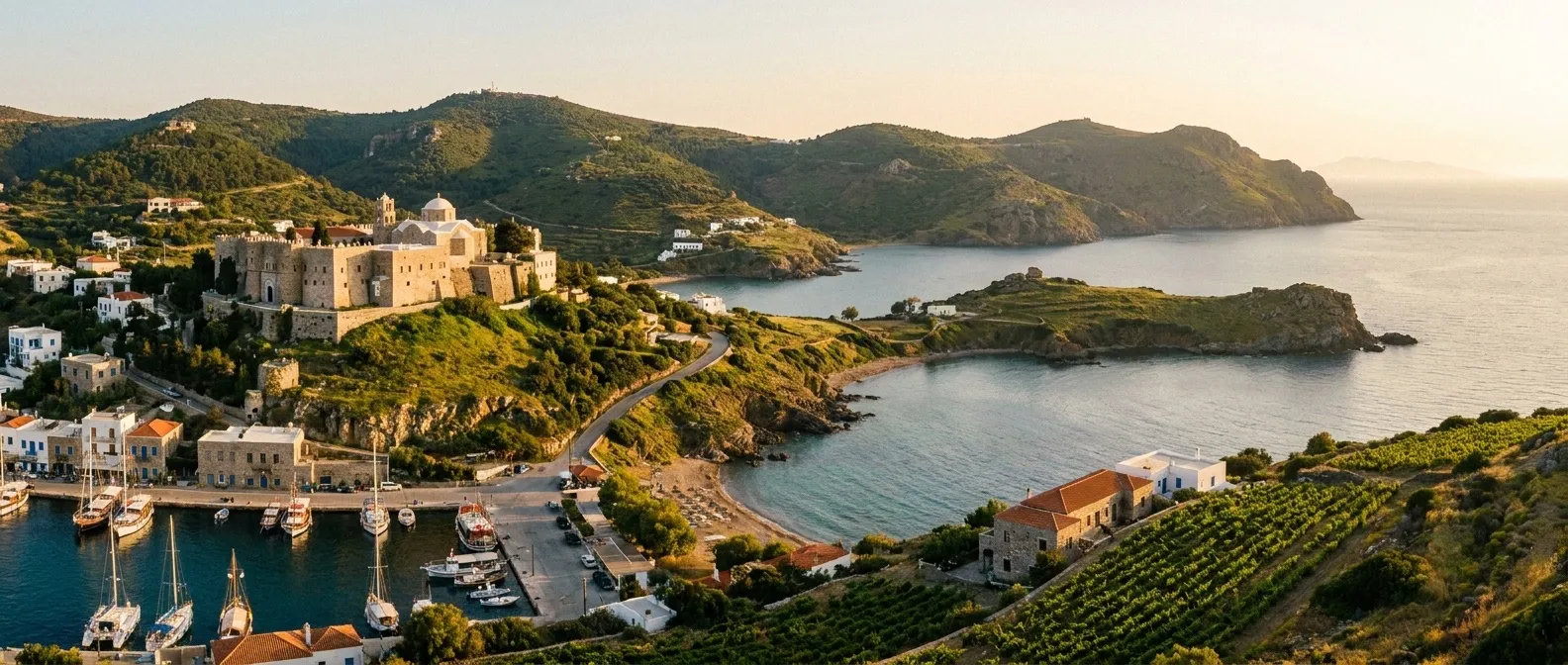Patmos Island cruise port