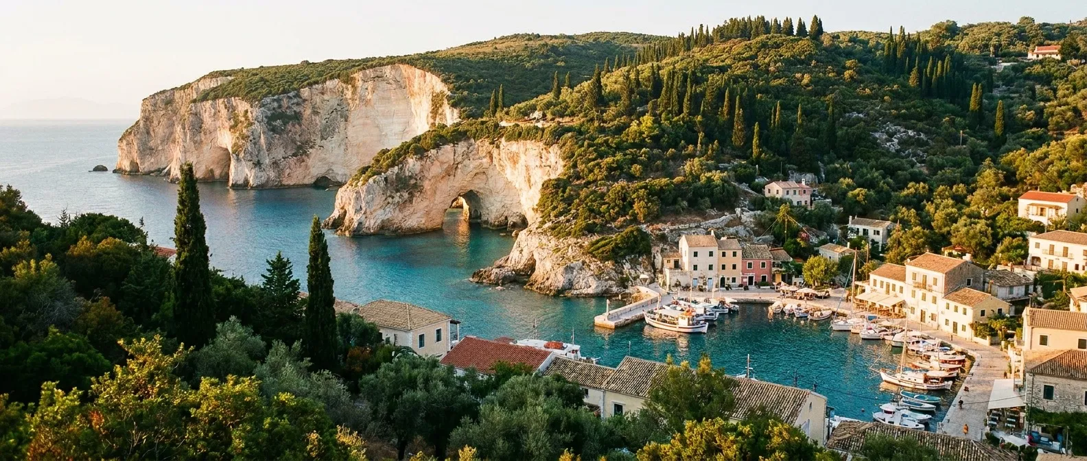Paxos Island cruise port