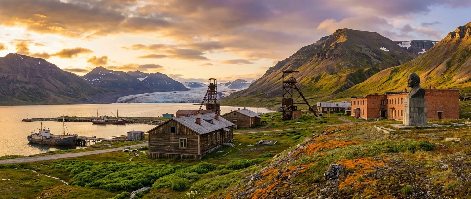 Pyramiden cruise port