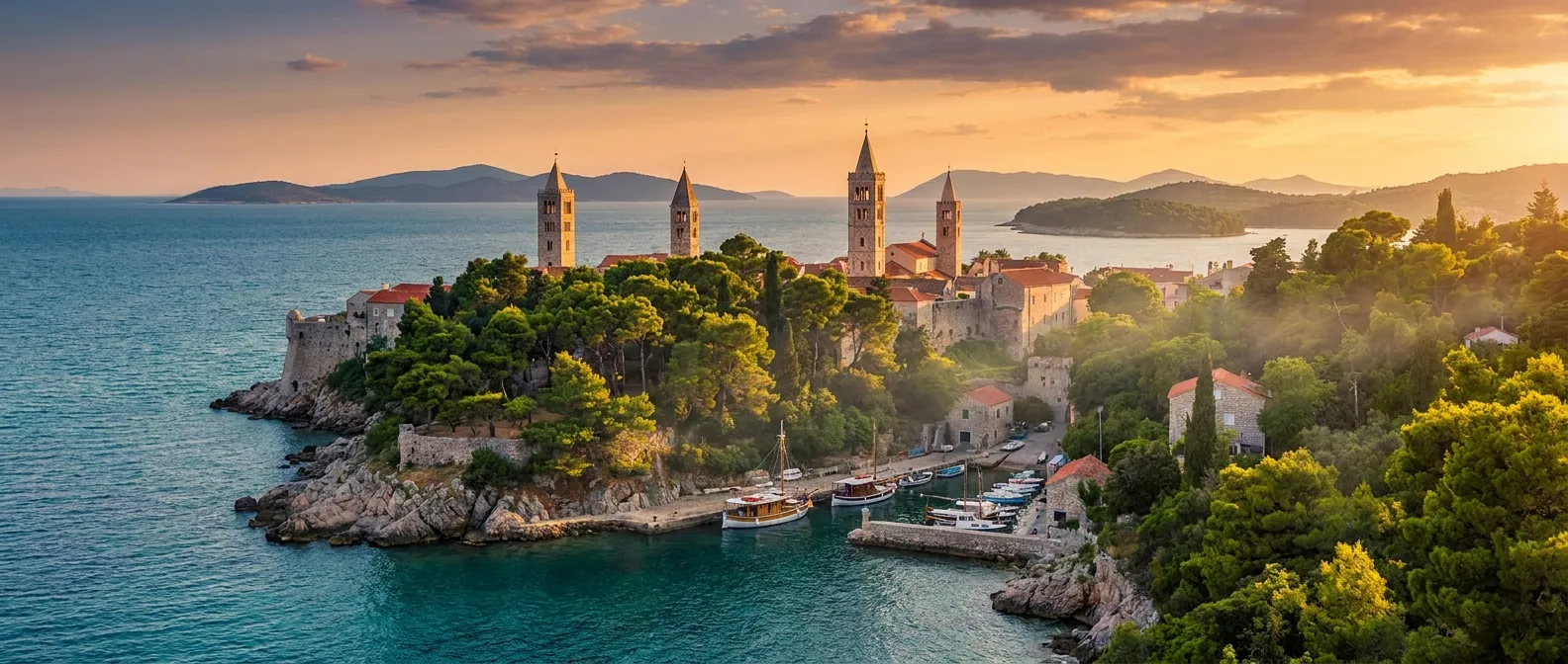 Rab Island cruise port