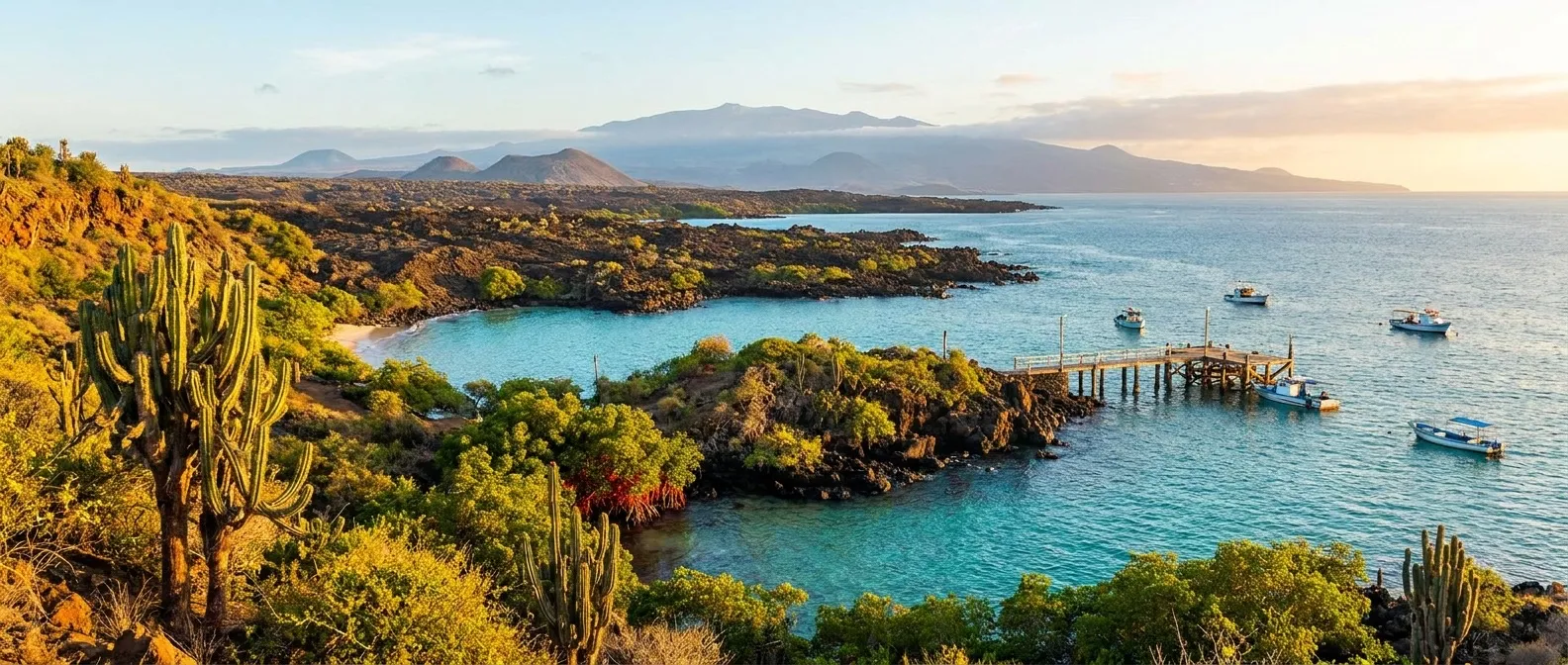 Santiago Island cruise port