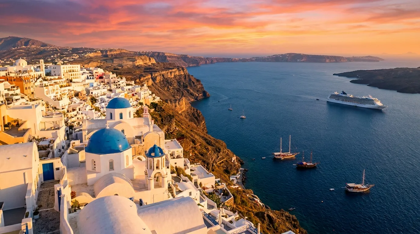 Santorini cruise port