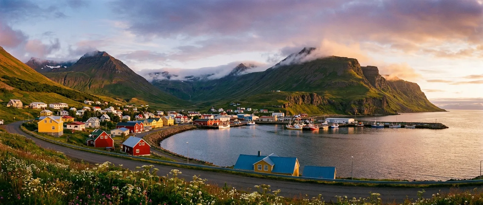 Siglufjordur cruise port