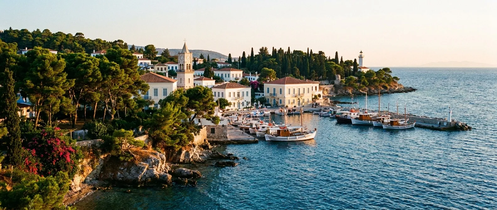 Spetses Island cruise port