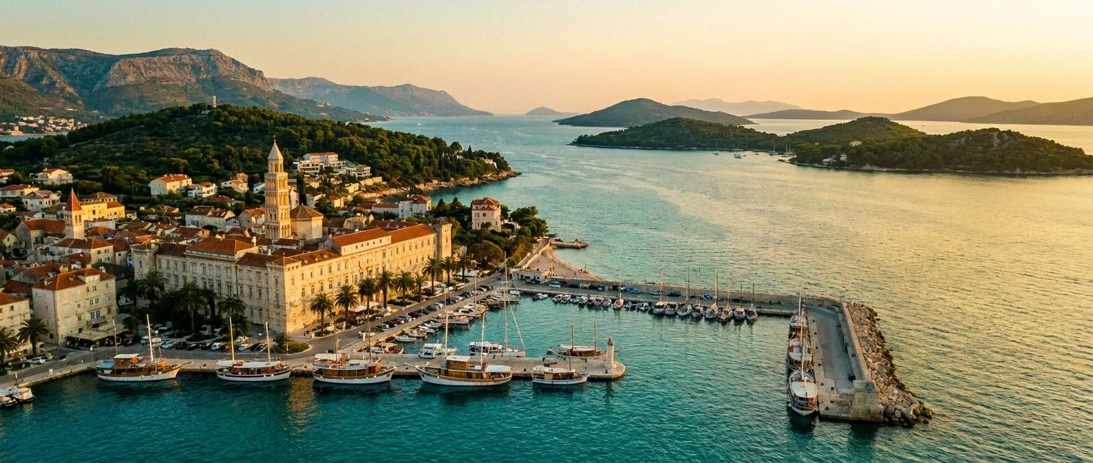Split cruise port