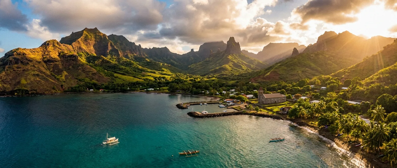 Tahuata Island cruise port