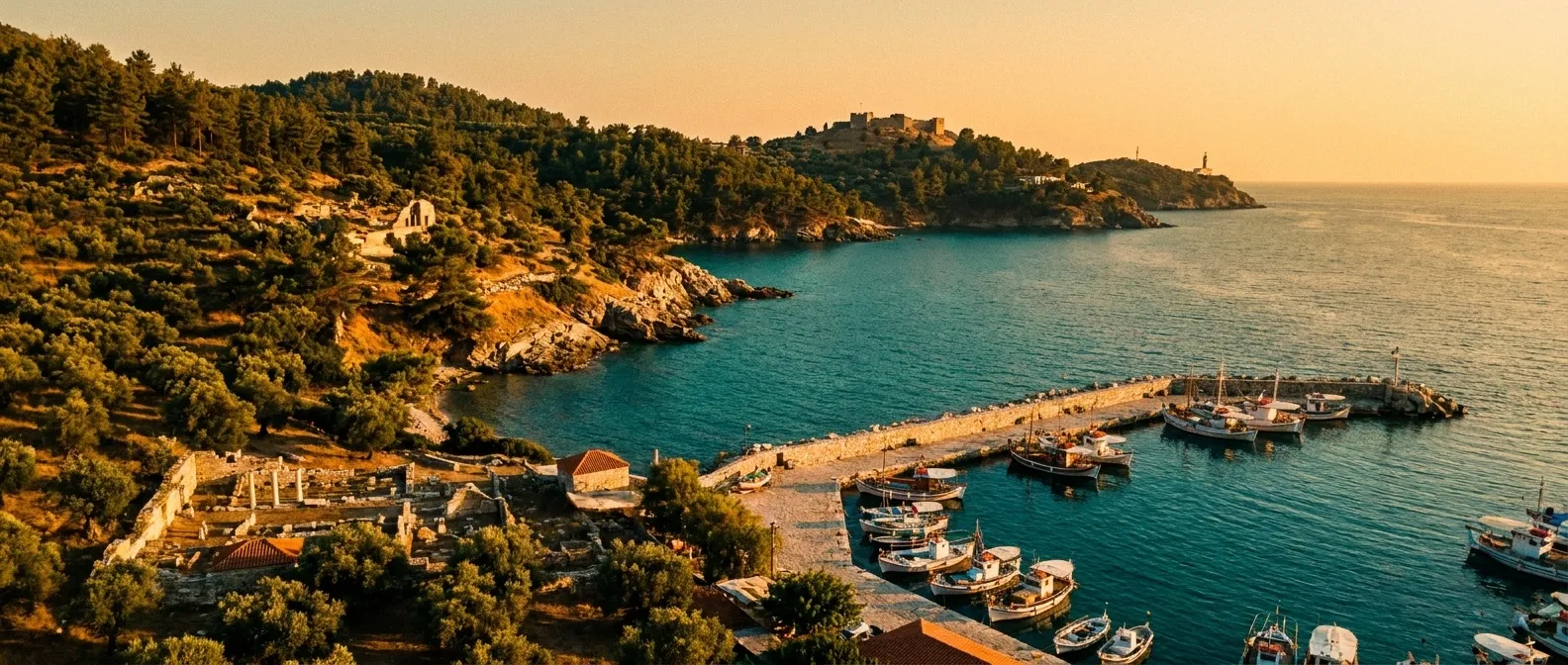 Thasos Island cruise port