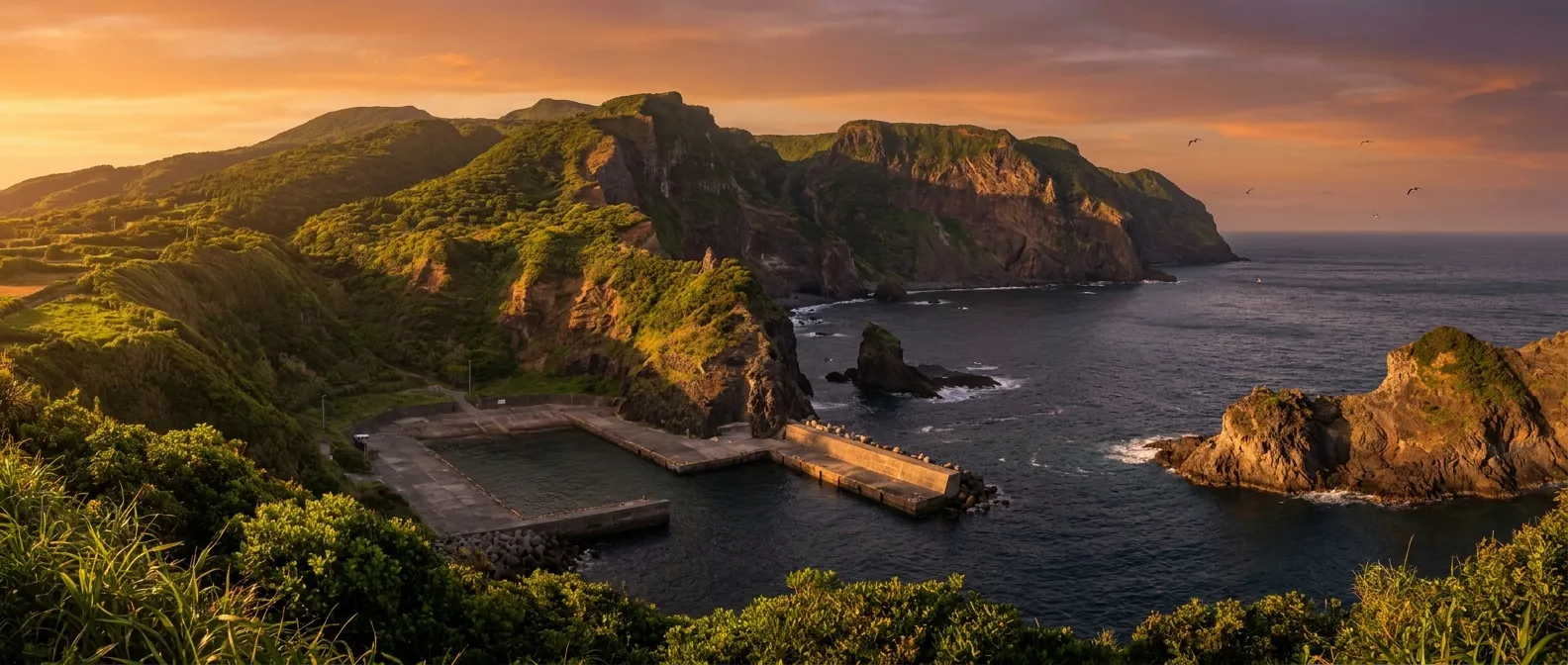Torishima Island cruise port