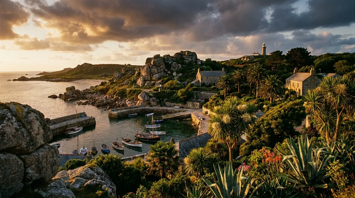 Tresco Island cruise port