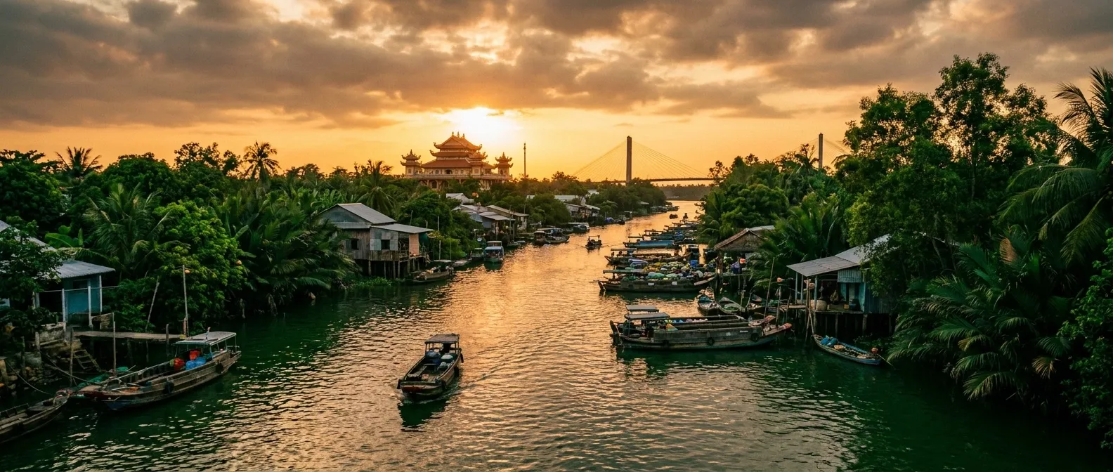 Vinh Long cruise port