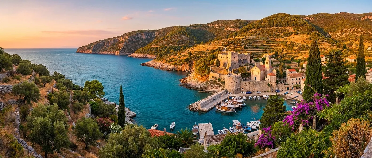 Vis Island cruise port