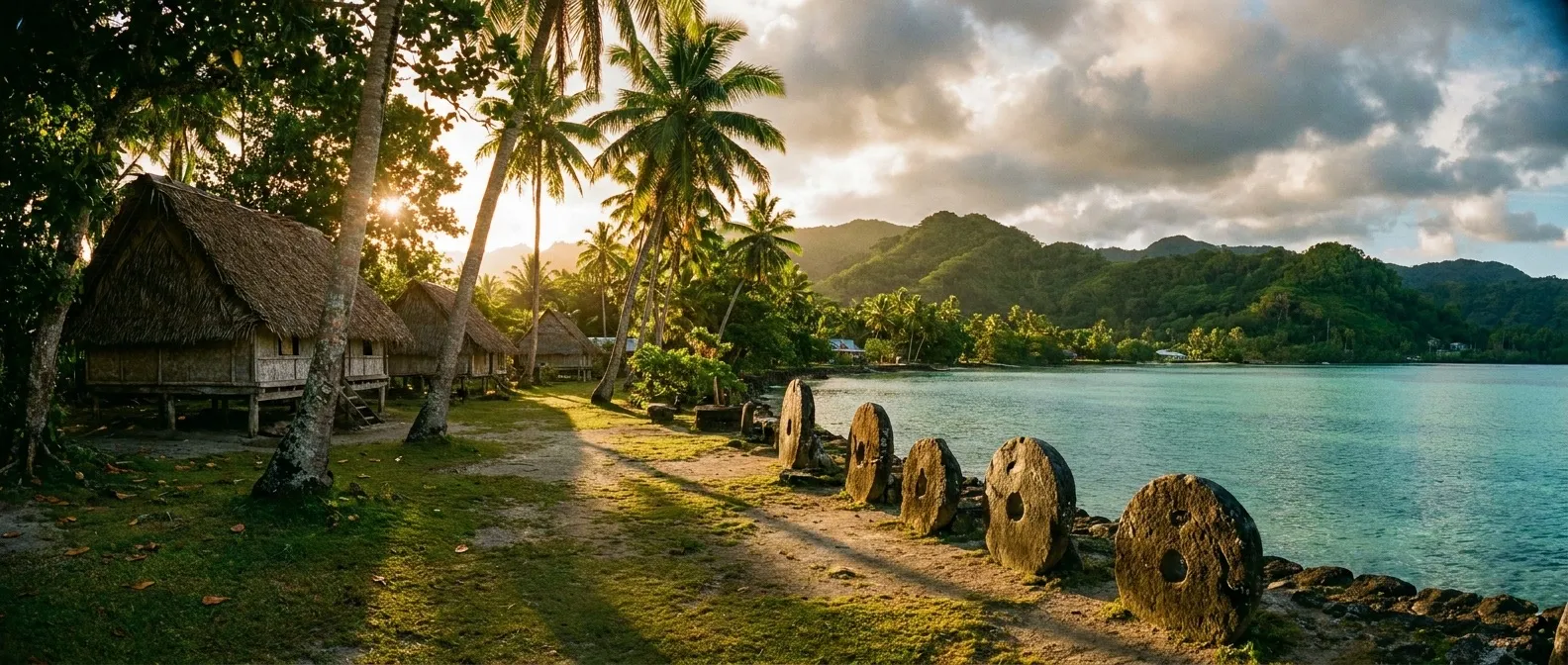 Yap Island cruise port